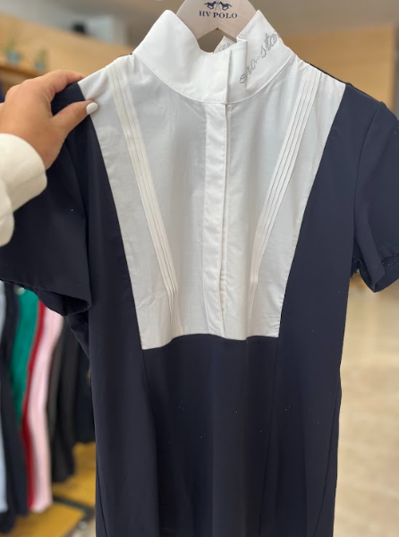 POLO EURO STAR ESAMIRA WOMAN AZUL MARINO Y BLANCO